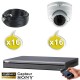 Kit vidéo surveillance 16 caméras dômes HD-CVI 2.4 Megapixels FULL HD 1080P + Disque dur 1000 Go